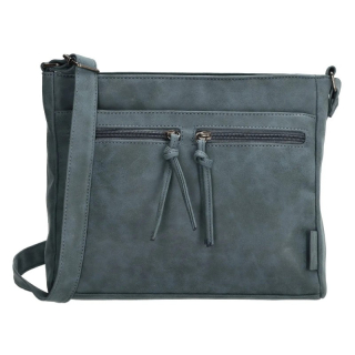 Modrá praktická crossbody kabelka "Lady“