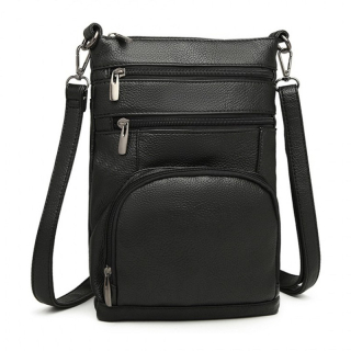 Čierna malá crossbody kabelka "Enigma"